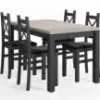 Obrazek Zestaw stół i krzesła Mini kaszmir/czarny