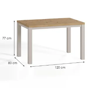 Obrazek Stół Oskar M120 Artisan/Kaszmir