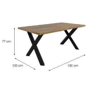 Obrazek Stół drewniany Malmo Linear Dąb Olejowany