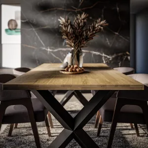 Obrazek Stół drewniany Malmo Linear Dąb Olejowany