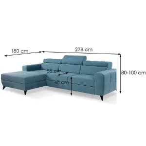 Obrazek Narożnik Bonit L Cloud 75