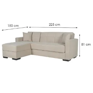 Obrazek Narożnik z funkcją spania Merlin Bacos 02 uniwersalny