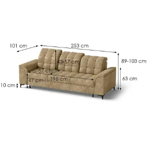 Obrazek Komplet Snap 3+2+1 Bangkok Almond