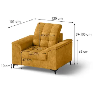 Obrazek Komplet Snap 3+2+1 Bangkok Mostaza