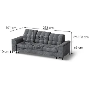 Obrazek Komplet Snap 3+2+1 Bangkok Ash