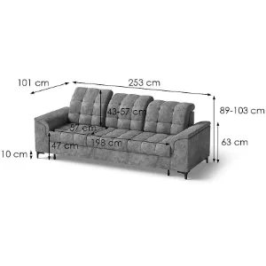 Obrazek Komplet Snap 3+2+1 Bangkok Fog