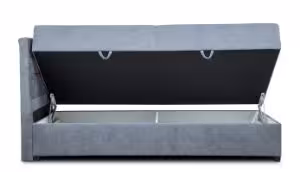 Obrazek Łóżko tapicerowane Lukka popiel