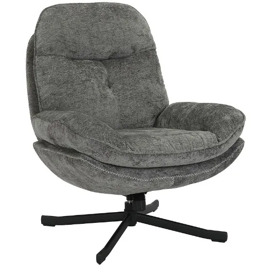Obrazek Fotel Karmen szenil ciemny szary