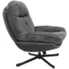 Obrazek Fotel Karmen szenil ciemny szary