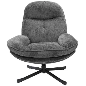 Obrazek Fotel Karmen szenil ciemny szary