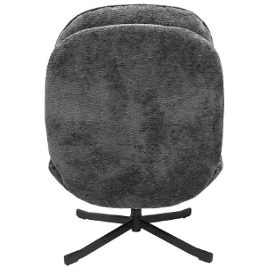 Obrazek Fotel Karmen szenil ciemny szary