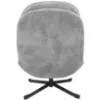Obrazek Fotel Karmen z podnóżkiem szenil jasny szary