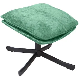 Obrazek Fotel Karmen z podnóżkiem szenil zielony