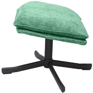 Obrazek Fotel Karmen z podnóżkiem szenil zielony