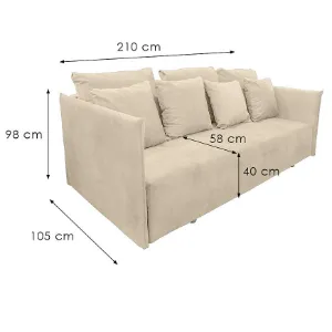 Obrazek Sofa Aspen Cloud 03 Beż