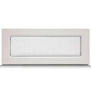 Obrazek Kratka kominkowa biała bez żaluzji 10.5X25 4F11250W