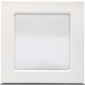 Obrazek Kratka kominkowa biała bez żaluzji 17X17 4F1717OW