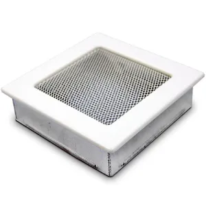 Obrazek Kratka kominkowa biała bez żaluzji 17X17 4F1717OW