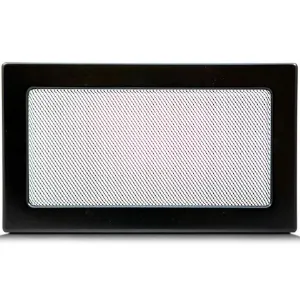 Obrazek Kratka kominkowa czarna bez żaluzji 17X30 4F1730OD