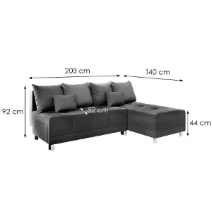 Obrazek Narożnik Max New Vena 18 szary