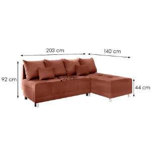 Obrazek Narożnik Max New Vena 1 rudy