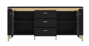 Obrazek Komoda RTV dwudrzwiowa z trzema szufladami Norica 2D3S LAZF01