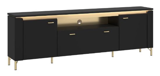 Obrazek Komoda RTV dwudrzwiowa z szufladą Norica 2D1S LAZF03