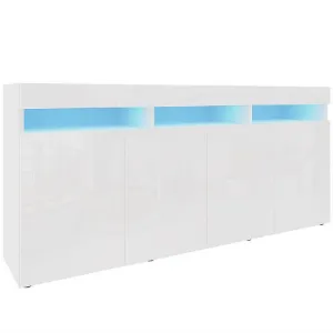 Obrazek Komoda Izumi 175 WH biały mat/połysk