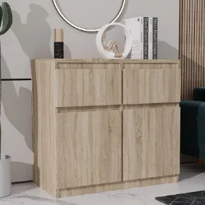 Obrazek Komoda Merg 2S2F sonoma