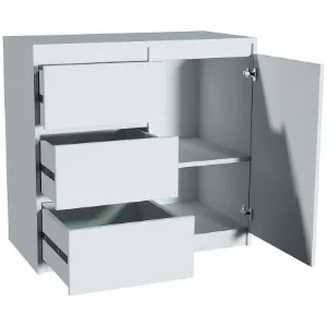 Obrazek Komoda Merg 3S1F biały