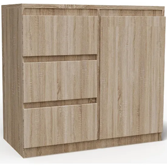 Obrazek Komoda Merg 3S1F sonoma