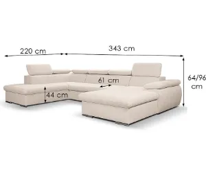 Obrazek Narożnik z funkcją spania Polo II Verita 03 prawostronny