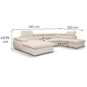 Obrazek Narożnik z funkcją spania Polo II Verita 03 lewostronny