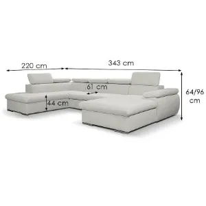 Obrazek Narożnik z funkcją spania Polo II Verita 80 prawostronny