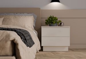 Obrazek Szafka nocna z szufladami Jantar 2S kaszmir