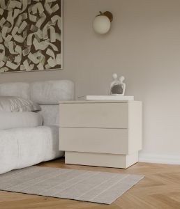 Obrazek Szafka nocna z szufladami Jantar 2S kaszmir