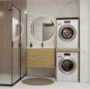 Obrazek Szafka na pralkę i suszarkę Zara Twin dąb artisan