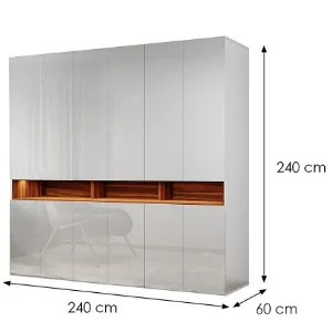 Obrazek Szafa Laura 240 Biała