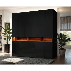 Obrazek Szafa Laura 240 Czarna