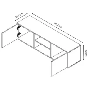 Obrazek Nadstawka Eden 3d Dąb Craft Złoty