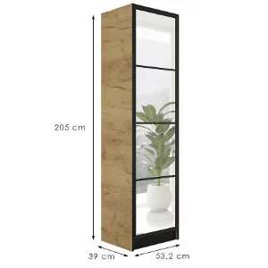 Obrazek Szafa Eden 1d 53 Dąb Craft Złoty 1