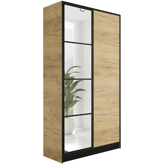 Obrazek Szafa Eden 2d 107 Dąb Craft Złoty 1