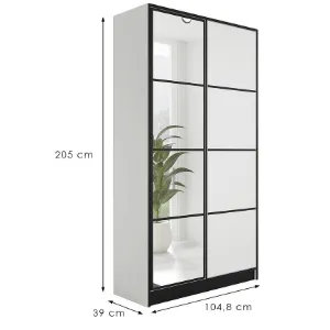 Obrazek Szafa Eden 2d 107 Biały 2