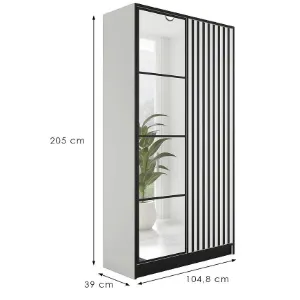 Obrazek Szafa Eden 2d 107 Biały 3