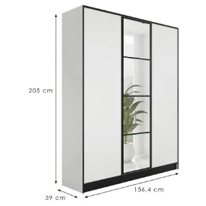 Obrazek Szafa Eden 3d 157 Biały 1