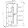 Obrazek Szafa Eden 3d 157 Biały 1