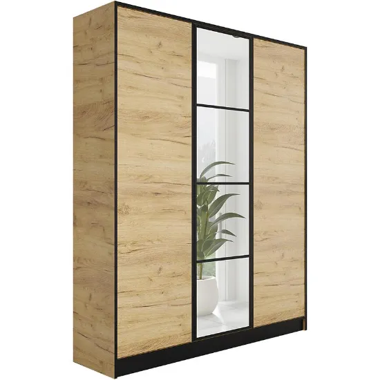 Obrazek Szafa Eden 3d 157 Dąb Craft Złoty 1