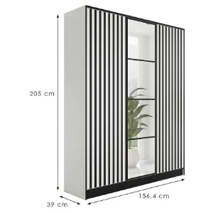 Obrazek Szafa Eden 3d 157 Biały 3