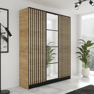 Obrazek Szafa Eden 3d 157 Dąb Craft Złoty 3