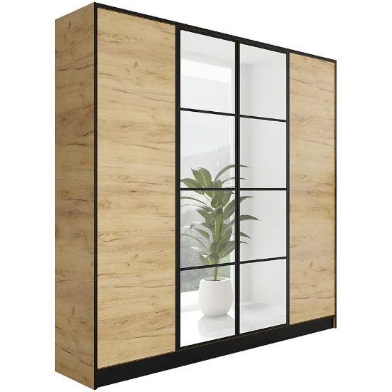 Obrazek Szafa Eden 4d 207 Dąb Craft Złoty 1